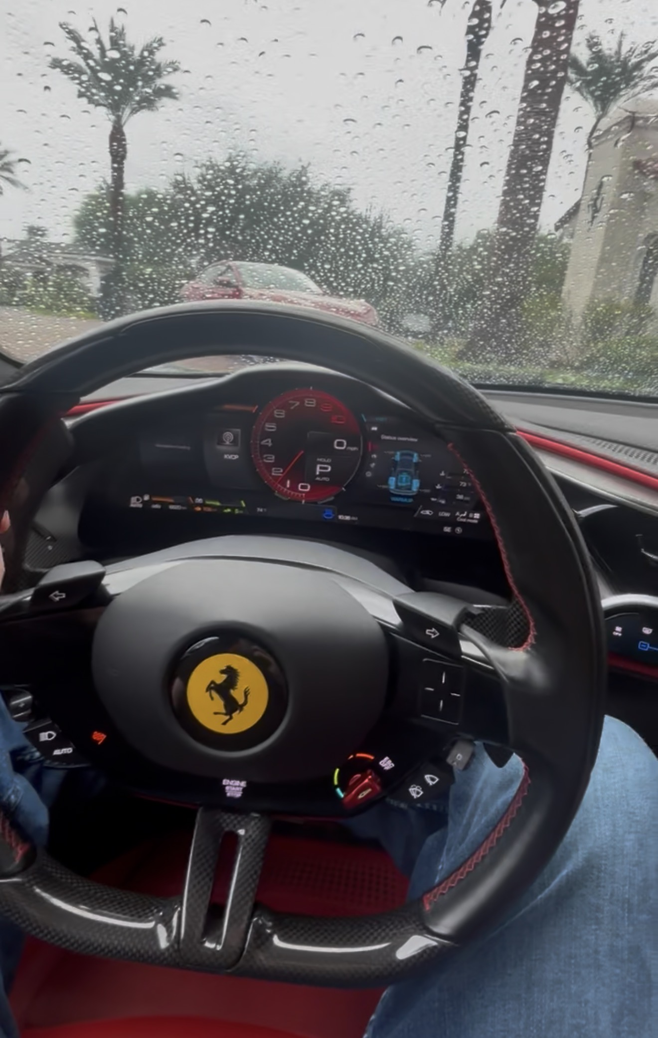 Guests enjoying exclusive Esperienza Ferrari evening at private Paradise Valley estate in Arizona
