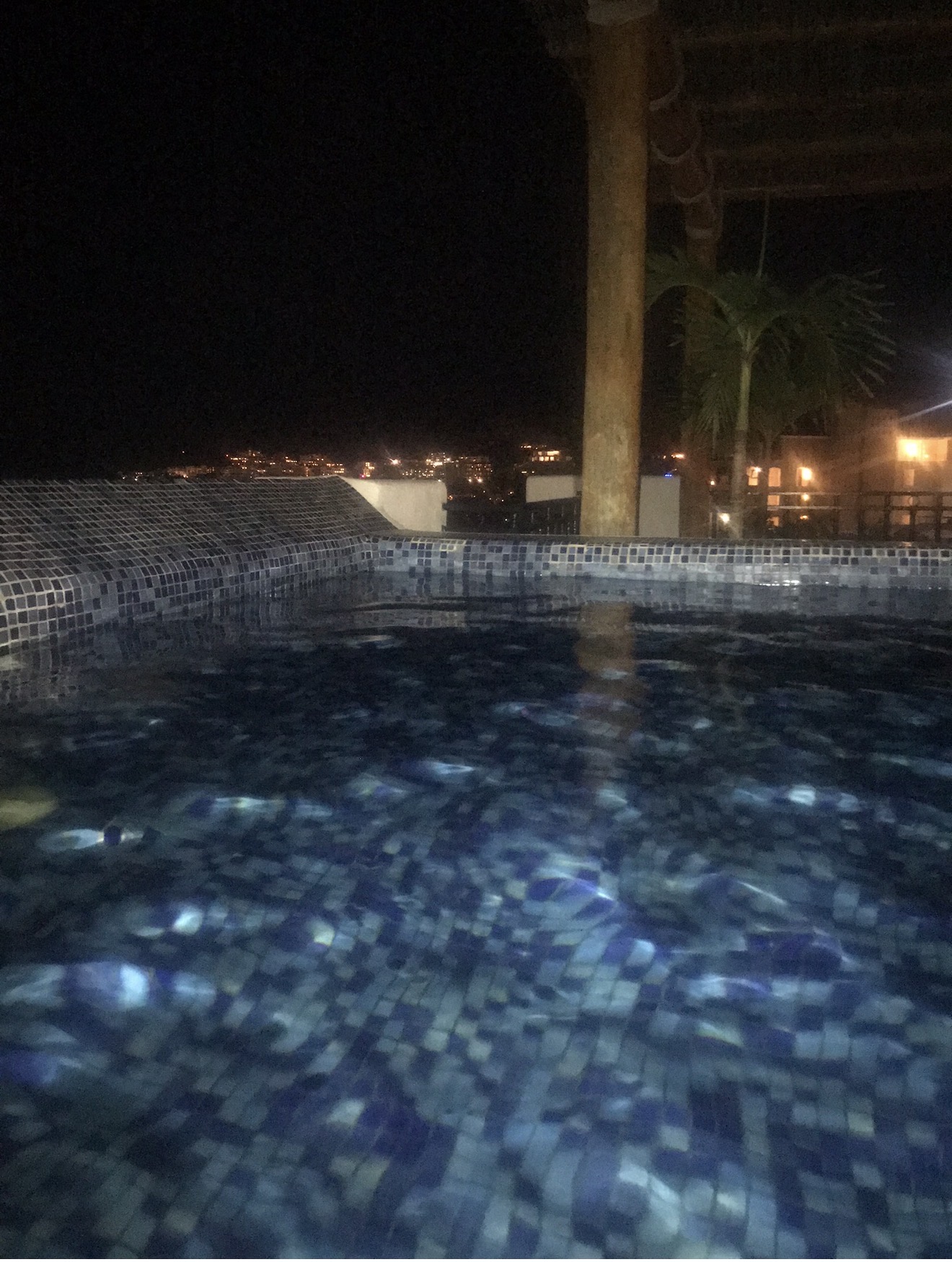Private rooftop pool at Pueblo Bonito Blanco Penthouse Suite overlooking the Pacific Ocean Cabo San Lucas