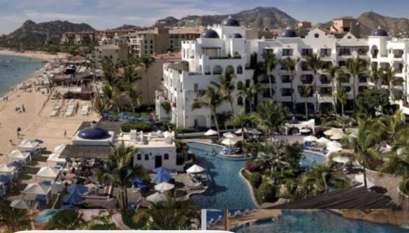 Pueblo Bonito Blanco Penthouse Suite rooftop pool with panoramic Pacific Ocean views in Cabo San Lucas