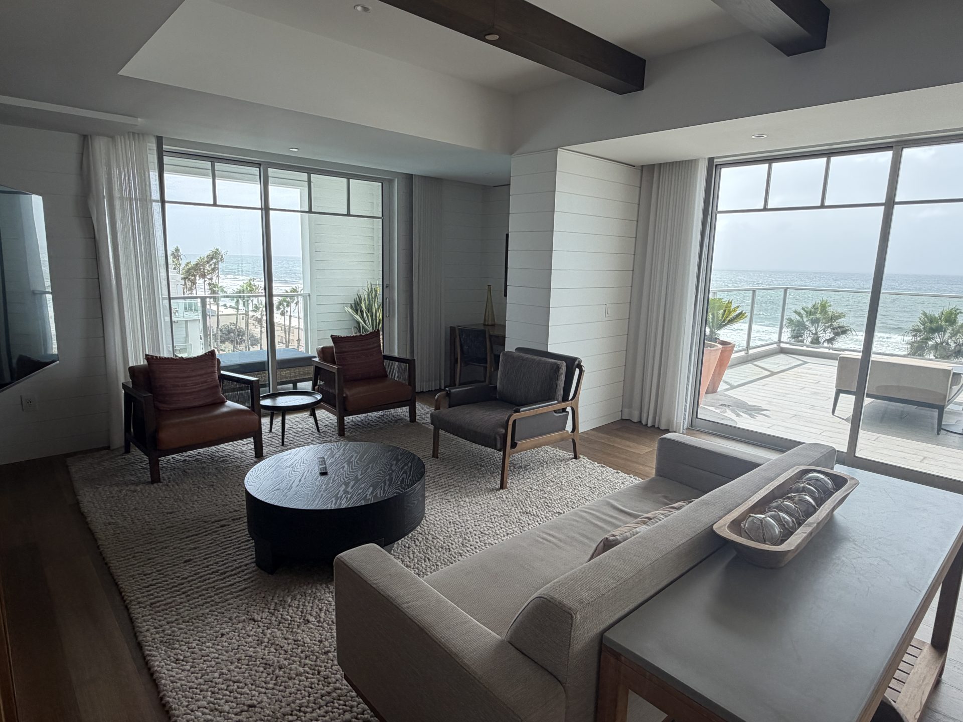 The Seabird Oceanside resort near the pier